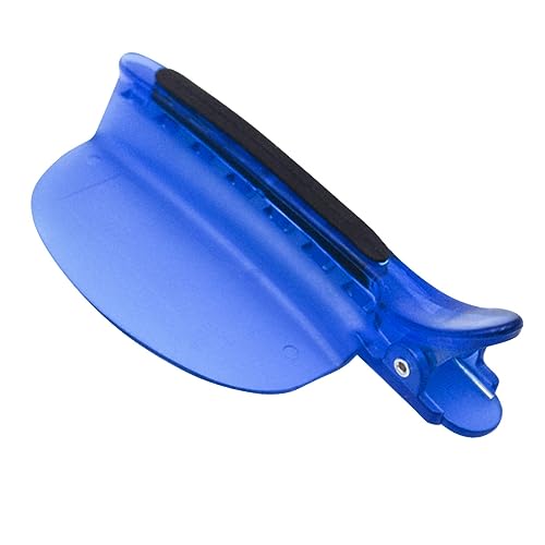 NOLITOY 1 Stück Slip Clip Abschnitt Trennung Haarklammern Verlängerung Zubehör Klein Erweiterungen Professional Clips Lockig Styling Dünn Haarspangen Frauen Haarspangen Friseur Blau von NOLITOY
