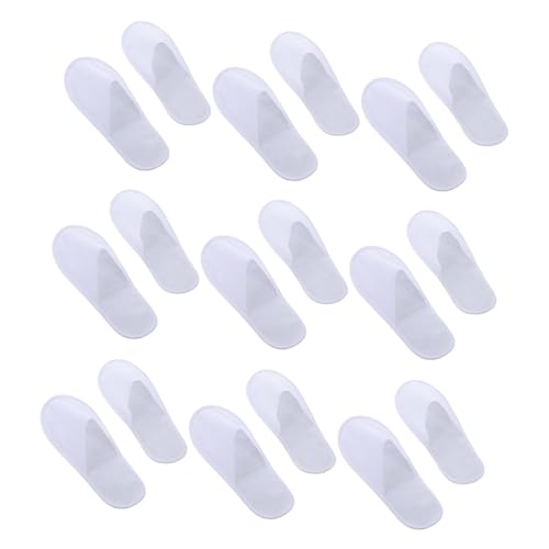 NOLITOY 10 Paare Einweg Hausschuhe Hotel Slipper Universalgröße Rutschfest Komfortable Gäste Pantoffeln für Damen Herren Reise Spa Salon Zuhause von NOLITOY