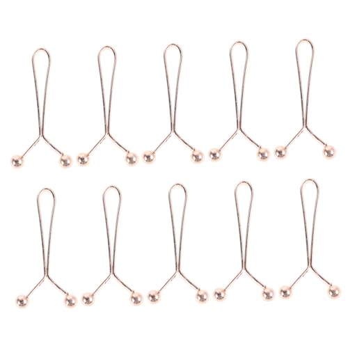 NOLITOY 10 Stück Damen Hijab Nadeln mit Perlen U Förmige Taillenspanner Clips Stilvolle Schal Clips für Sicheres Fixieren von Kopftüchern und Schals Langlebig und Verstellbar von NOLITOY