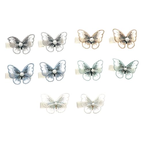 NOLITOY 10 Stück Dreidimensionale Schmetterlings Haarspangen Schmetterlingsklammern Für Haare Feenschmuck Für Frauen 90Er Jahre Accessoires Für Frauen Haarspangen Für Frauen von NOLITOY