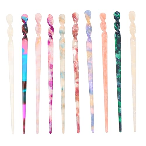 NOLITOY 10 Stück Haarstäbe Im Chinesischen Stil – Haarstäbchen Im Vintage-design Haarnadel Dekoration Für Frauen Perfekt Für Partys Und Feiern von NOLITOY