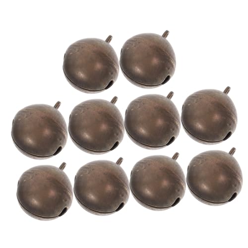 NOLITOY 10 Stück Kleine Bronze Glöckchen für Haustier Halsband Charms Klare Klingel Vielseitig für Basteln Geschenkbox Deko Laut und Langlebig für Tiertraining und Weihnachtsdekoration NOLITOY 10 Stück Kleine Bronze Glöckchen für Haustier Halsband Charms Klare Klingel Vielseitig für Basteln Geschenkbox Deko Laut und Langlebig für Tiertraining und Weihnachtsdekoration von NOLITOY