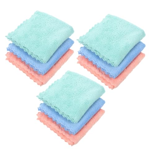 NOLITOY 10 Stück Make -up -Entferner von Korallenleiden waschbare handwaschlappen badetuch badetücher Mikrofaser Feminin waschen Musselin handtücher Schminklappen Make-up-Entferner-Tuch von NOLITOY