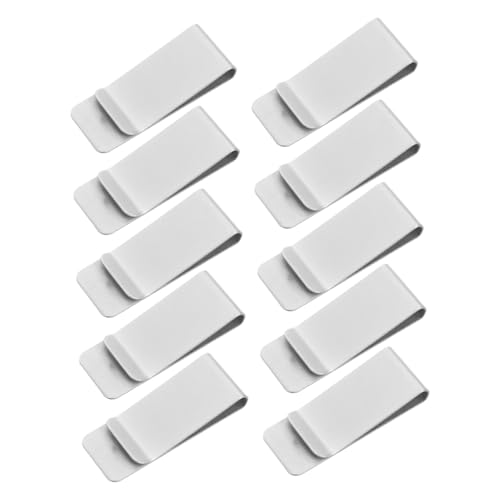 NOLITOY Minimalistische Geldklammer 10 Stück Eleganter Kreditkartenhalter Kompakte Geldbörse für Herren Vielseitiger Geldclip für Bargeld und Karten Reise Zubehör NOLITOY Minimalistische Geldklammer 10 Stück Eleganter Kreditkartenhalter Kompakte Geldbörse für Herren Vielseitiger Geldclip für Bargeld und Karten Reise Zubehör von NOLITOY