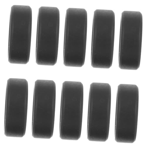 NOLITOY 10 Stück Teiliges Herren Silikonringe Elastisch Sport Fitnessring Ergonomisch Outdoor Ringe Flexibel Kratzfest von NOLITOY