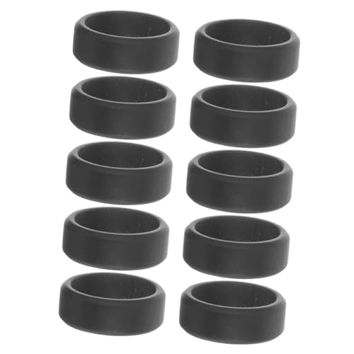 NOLITOY 10 Stück Teiliges Herren Silikonringe aus Hautfreundlichem Verschleißfestem Material mit Breitem Ergonomischem Design für Sport und Fitness Atmungsaktiv und Kratzfest für von NOLITOY
