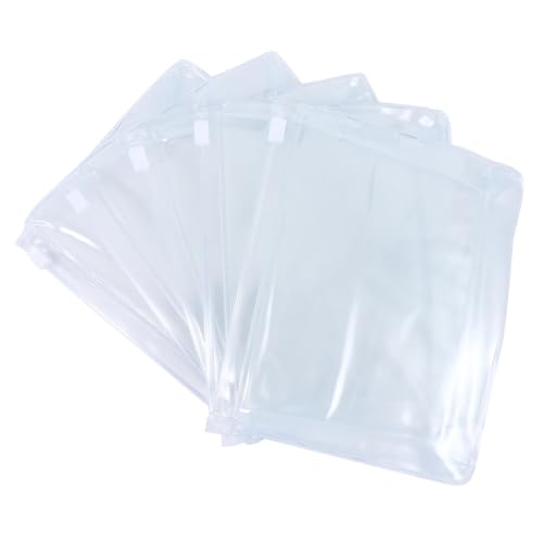 NOLITOY 10 Stück Teiliges Transparente Kosmetiktaschen aus Robustem PVC mit Reißverschluss Wasserabweisend Vielseitig als Reise Organizer Toilettenartikel und Make Up Beutel für Damen und von NOLITOY