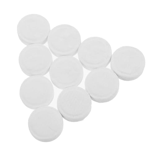 NOLITOY 100 Stück Einweg Komprimierte Reinigungstücher aus Biobaumwolle Verdickte Reise Gesichtstücher Weiche Unbedruckte Duftfreie Umweltfreundliche Komprimierte Handtücher für Camping von NOLITOY