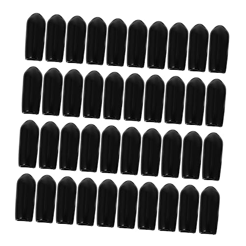 NOLITOY 100stücke Gummi Schutzkappen Für Stirnbänder Haarreifenkappen Haarreifen-endteile Diy Zubehör Ersatzkappen Für Stirnband Haarreifen Verschluss von NOLITOY