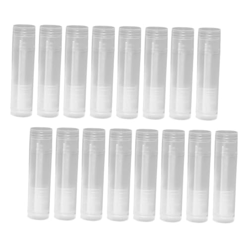 NOLITOY 100 Stück Transparente Lippenpflegestifthülsen mit Flachem Deckel Leere DIY Lippenbalsam Behälter Kompakte Wiederverwendbare Lippenstifthülsen zum Befüllen für Frauen und Mädchen NOLITOY 100 Stück Transparente Lippenpflegestifthülsen mit Flachem Deckel Leere DIY Lippenbalsam Behälter Kompakte Wiederverwendbare Lippenstifthülsen zum Befüllen für Frauen und Mädchen von NOLITOY