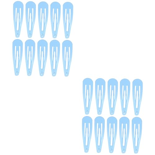 NOLITOY 100stücke Wasserfall Metall Haarklammer Bunte Haarnadeln Für Junge Mädchen Und Mädchen Langlebige Haaraccessoires Hellblau von NOLITOY