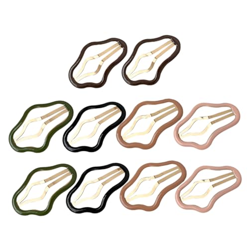 NOLITOY 10stücke Teiliges Haarclips Für Mädchen Süße Snap Haarspangen Verschiedenen Farben Rutschfeste Haarklammern Für Tägliches Styling Und Besondere Anlässe von NOLITOY