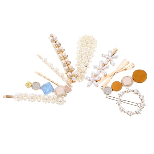 NOLITOY 10stücke Mode Simulation Perlen Haarclips Frauen Haar Barrettes Haarnadel Geschenke von NOLITOY