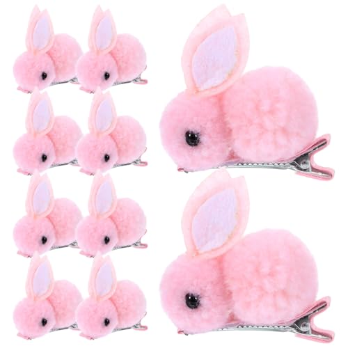 NOLITOY 10stücke Bunny Haargummis Süße Haarspangen Für Mädchen -haaraccessoires Für Feines Haar Komfortables Tragen Und Vielseitige Frisuren von NOLITOY