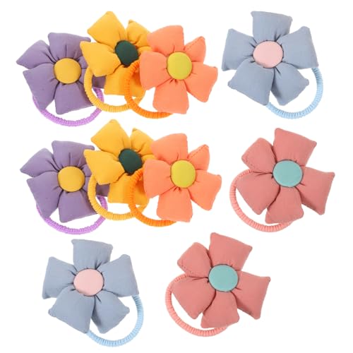 NOLITOY 10stücke Blumenhaargummis Für Mädchen Haarring Mit Blumenmuster Elastische Pferdeschwanzhalter Haarschmuck in Leuchtenden Farben Haar Styling Zubehör Für Dünnes Haar NOLITOY 10stücke Blumenhaargummis Für Mädchen Haarring Mit Blumenmuster Elastische Pferdeschwanzhalter Haarschmuck in Leuchtenden Farben Haar Styling Zubehör Für Dünnes Haar von NOLITOY