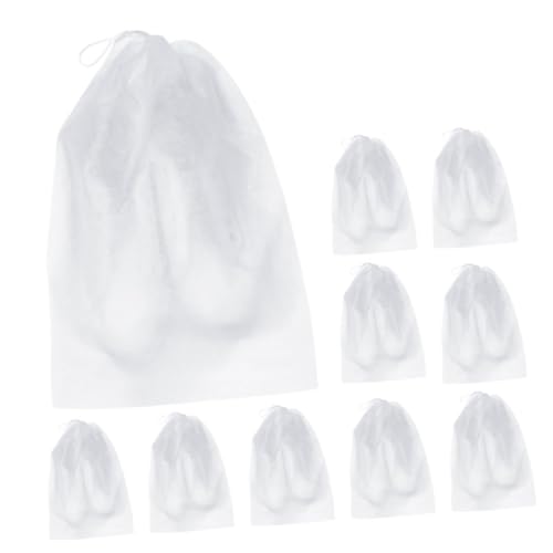 NOLITOY 10stücke Drawstring Schuhbeutel Aus Vliesstoff Praktische Reisetaschen Für Schuhe Schuhtaschen Zum Aufbewahren Und Organisieren Für Männer Und Frauen von NOLITOY