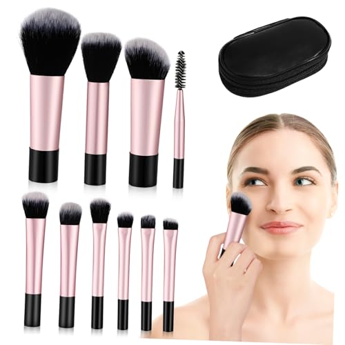 NOLITOY 10stücke Mini-make-up Reise-make-up-pinsel Kleiner Reiseutensilien Für Lidschatten Highlighter NOLITOY 10stücke Mini-make-up Reise-make-up-pinsel Kleiner Reiseutensilien Für Lidschatten Highlighter von NOLITOY