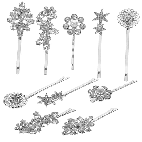 NOLITOY 10stücke Teiliges Haarklammern Mit Strass Für Damen Vintage Haarspangen Für Hochzeiten Partys Und Besondere Anlässe Elegante Haaraccessoires Einzigartigem Design von NOLITOY