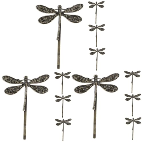 NOLITOY 12 Stück Libellen Clip Haarspangen Für Mädchen Libellen Pin Libellen Haarspangen Libellen Haarnadel Strass Libellen Haarspange Damen Haar Accessoires Strass Haarspange von NOLITOY