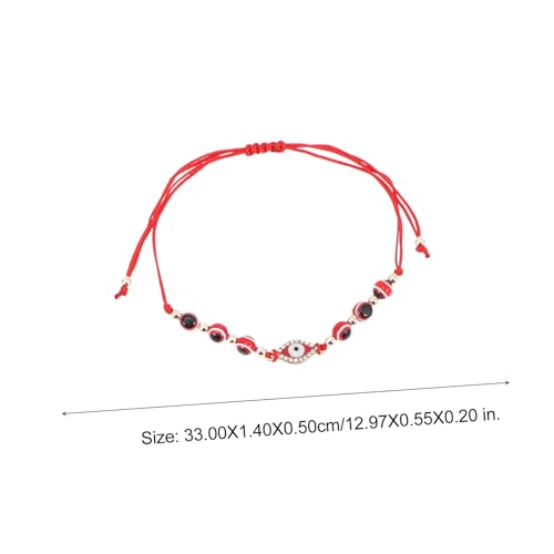 NOLITOY 12 Stück Teiliges Evil Eye Armband Damen Geflochtene Perlenkette Böser Blick Schmuck Geschenk für Frauen Teenager Mutter Freundinnen Komfortabel Farbecht von NOLITOY