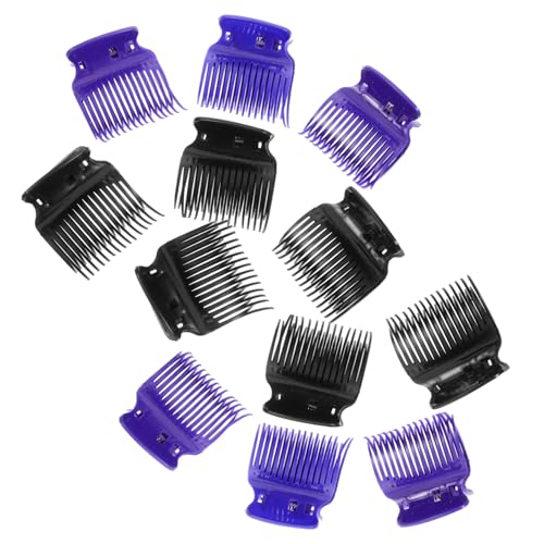 NOLITOY 12 Stück Teiliges Hot Roller Clips Haarklammern aus Robustem Hitzebeständige Locken Clips zur Sicheren Fixierung von Lockenwicklern für Frauen und Mädchen zum Stylen und DIY von NOLITOY