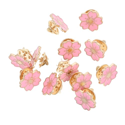 NOLITOY 12 Stück Teiliges Japanische Kirschblüten broschen aus Legierung Niedliche Anstecknadeln für Damen Vielseitige Pins für Kleidung Taschen Hüte Modische und Langlebige von NOLITOY