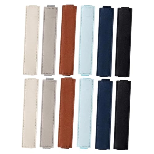 NOLITOY 12 Stück Teiliges Notizbuch Stifthalter mit Verstellbarem Elastischem Band Vielseitiger Pen Sleeve für Stifte Verschiedener Langlebig und Platzsparend für Planer und Journal von NOLITOY