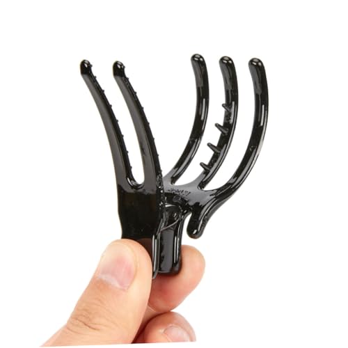 NOLITOY 12st Frau Mini-haarklammern Französische Haarkralle Haarzubehör Hohle Haarspangen Haarschmuck Für Die Hochzeit Haarfärbeklammer Retro-haar Schmuck Haarspangen Kamm Black von NOLITOY