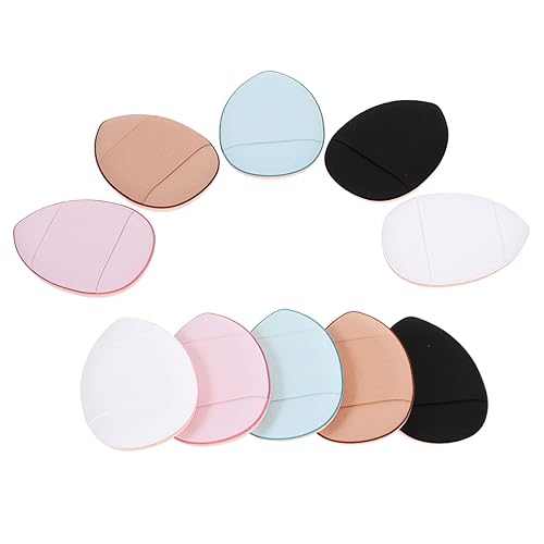NOLITOY 12stücke Hautfreundliche Lose Puder-make-up-pads Tragbare Kosmetikwerkzeuge Für Mädchen Make-up-zubehör Kosmetik-applikatoren von NOLITOY