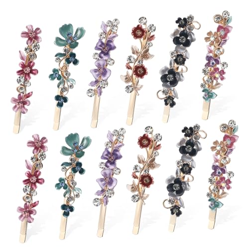 NOLITOY 12stücke Retro Blumen-haarspangen Für Frauen Dekorative Haarnadeln Kaffee Und Rutschfeste Haarklammern Für Hochzeiten Partys Und Alltag NOLITOY 12stücke Retro Blumen-haarspangen Für Frauen Dekorative Haarnadeln Kaffee Und Rutschfeste Haarklammern Für Hochzeiten Partys Und Alltag von NOLITOY