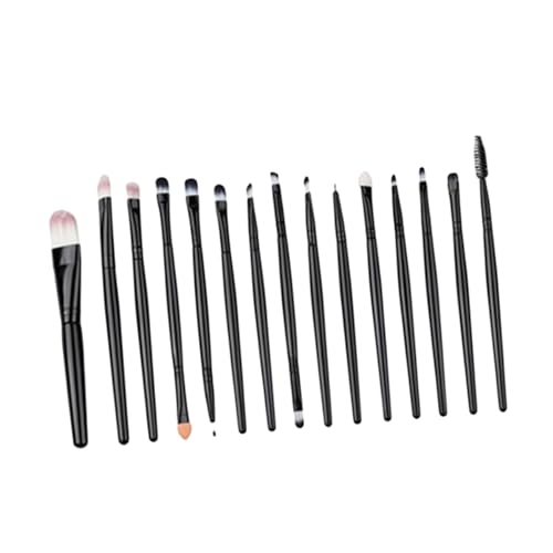 NOLITOY 15stücke Teiliges Augen-make-up Pinselset Hochwertige Kosmetikpinsel Für Foundation Lidschatten Und Lippen Design Für Tägliche Und Professionelle Anwendungen von NOLITOY