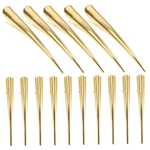 NOLITOY 15stücke Metall Krokodilklemmen Damen Haarspangen Flache Haarspangen Haar Styling Clips Haar Zubehör Für Alltagsfrisuren von NOLITOY