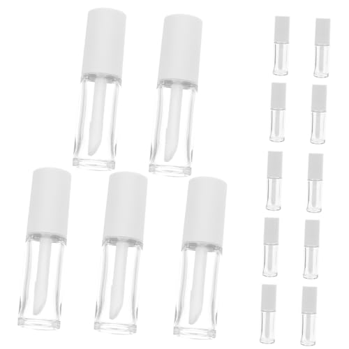 NOLITOY 15stücke Nachfüllbare Leere Lipgloss-röhrchen Mit Wänden Lippenbalsam Behälter Für Diy Lippenpflege Tragbare Und Auslaufsichere Kosmetikflaschen Für Damen von NOLITOY