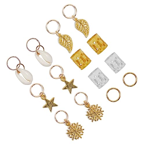 NOLITOY 164stücke Dreadlocks Ringe Haarschmuck Metall Haarröhren Und Kreative Haarmanschetten Stilvolle Accessoires Für Geflochtene Frisuren Und Dreadlocks von NOLITOY