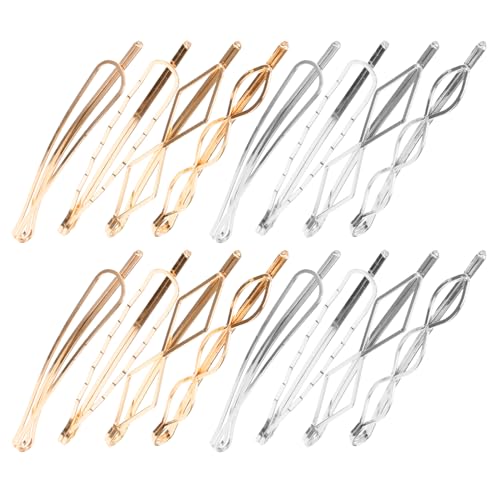 NOLITOY 16stücke Haarnadeln Für Braut Metall Haarclips Für Frauen Und Mädchen Minimalistische Bobby Pins Für Hochzeit Und Alltag Langlebiger Kopfschmuck von NOLITOY