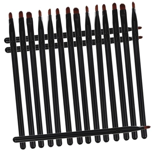 NOLITOY 18 Stück Teiliges Make up Pinsel Set für Augenbrauen Concealer Lidschatten Eyeliner Lippen Kleine Reisegröße Vielseitige Kosmetikpinsel für Präzises Auftragen und Feine Details von NOLITOY