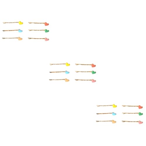 NOLITOY 18stücke Herz Haarnadeln Stilvolle Haarspangen Aus Dekorative Haarclips Für Partys Und Besondere Anlässe Eleganter Haarschmuck Für Mädchen Und Frauen von NOLITOY