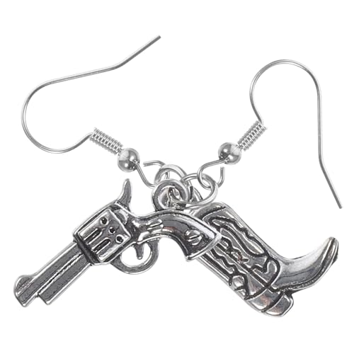 NOLITOY 1Paar Cowboy Ohrringe für Frauen Baumelnde Western Accessoires Leichtem Material Partys Zeremonien Passend zu Verschiedenen Outfits für Steampunk von NOLITOY