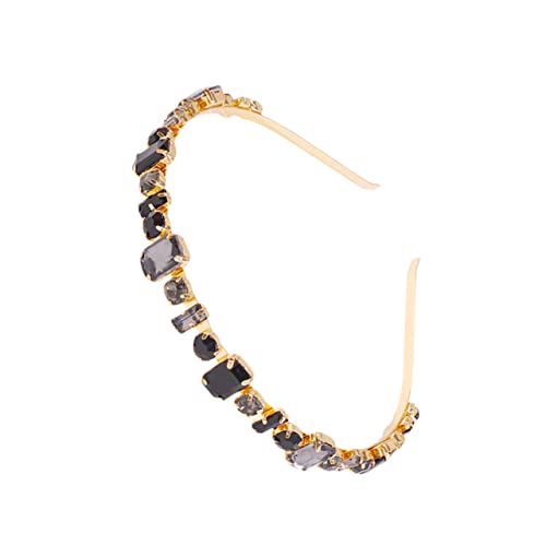 NOLITOY 1Pc Strass Haar Hoop Mode Haar Hoop Stirnband Stilvolle Haar Hoop Frauen Haar von NOLITOY
