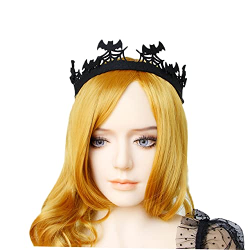 NOLITOY 1Stk Halloween-Fledermauskrone halloween kopfschmuck halloween kopfbedeckung Halloween-Accessoire Halloween falsche Nase Fledermaus Kopfbedeckung Halloween-Kopfbedeckung Black von NOLITOY