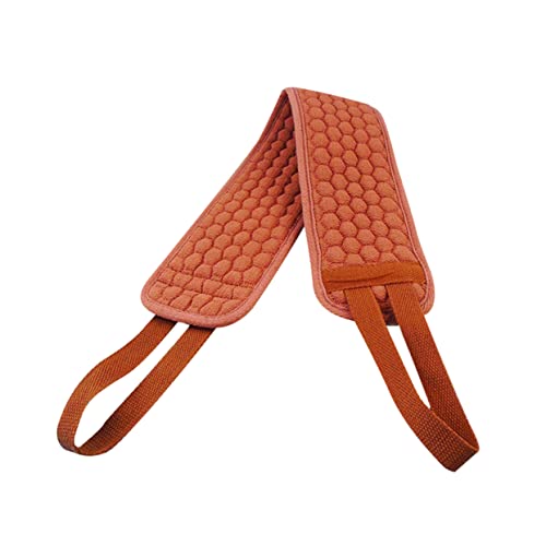 NOLITOY 1Stk Reiben Handtuch Badewickel Spa-Luffa-Schwamm Dusch-Peeling-Handtuch Badetuch exfoliating brush exfoliating glove Duschtuch für den Rücken Rückenziehendes Handtuch Coffee von NOLITOY