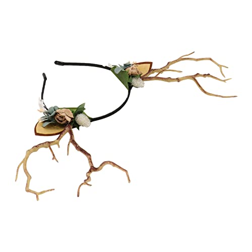 NOLITOY 1Stk Stirnband Halloweenkostüm Haarschmuck für Mädchen Geweih-Cosplay Blumenstirnbänder halloween haarschmuck haarclips Haar-Accessoire-Requisite Haarbandverzierung Plastik von NOLITOY