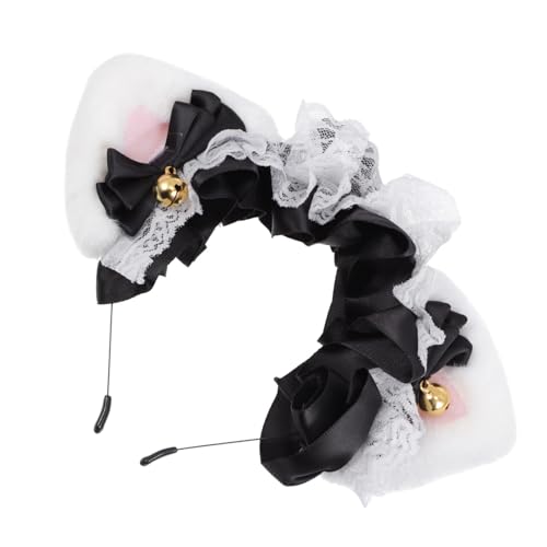NOLITOY Cosplay Haarband Katze Ohr Stirnband Frauen Haarschmuck Kostüm Requisite Party Zubehör Decor Für Fotos Mit Hochwertigem Material Leicht Tragen von NOLITOY