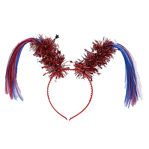 NOLITOY 1pc Pferdeschwanz Design Haar Zubehör Rot Party Haarband Cosplay Haar Band Lebendige Party Headwear von NOLITOY