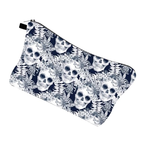NOLITOY 1stück Skull Print Kosmetiktasche Praktische Reise-Organizer Für Make-up Und Toilettenartikel Und Leicht Für Damen Und Unterwegs von NOLITOY