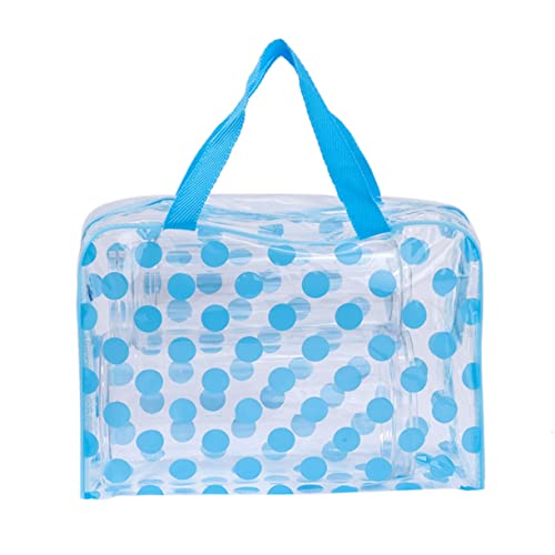 NOLITOY 1stück Transparentes PVC Aufbewahrungsetui Multifunktionale Tragbare wasserdichte Kosmetiktasche Für Damen Und Mädchen von NOLITOY