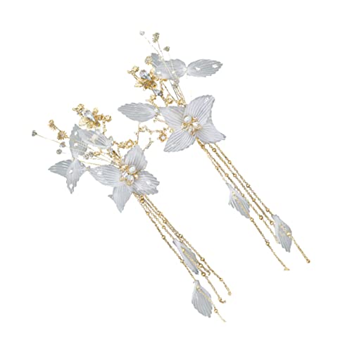 NOLITOY 2stücke Chinesische Haarspange Kopfschmuck Haarschmuck Haarnadeln Zur Dekoration Für Mädchen Und Damen von NOLITOY