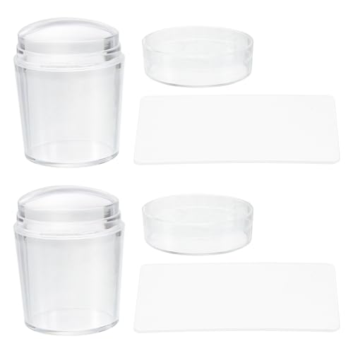 NOLITOY 2sätze Transparentes Nagel-stempelset Für Maniküre Diy Nagelkunst Silikon-stempel Mit Schaber Für Salon Und Zuhause NOLITOY 2sätze Transparentes Nagel-stempelset Für Maniküre Diy Nagelkunst Silikon-stempel Mit Schaber Für Salon Und Zuhause von NOLITOY