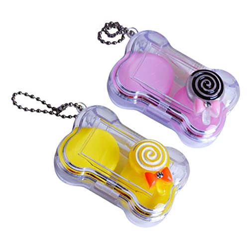 NOLITOY 2 Sätze Tragbare Kontaktlinsenbehälter Auslaufsicher Kleiner Outdoor Linsen Case für Damen Langlebige Aufbewahrung mit Einfachem Öffnungsmechanismus Staubgeschützt Zufällige Farbe NOLITOY 2 Sätze Tragbare Kontaktlinsenbehälter Auslaufsicher Kleiner Outdoor Linsen Case für Damen Langlebige Aufbewahrung mit Einfachem Öffnungsmechanismus Staubgeschützt Zufällige Farbe von NOLITOY