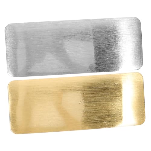 NOLITOY 2stücke Metall Rechteckige Haarclips Frauen Entenschnabel Haarclip Mädchen Für Dickes Haar Große Haarspangen Damen Haarschmuck von NOLITOY